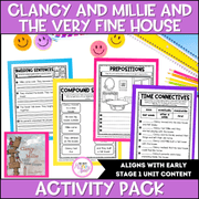 Clancy and Millie and the Very Fine House by Libby Gleeson Activity Pack - Activity Pack