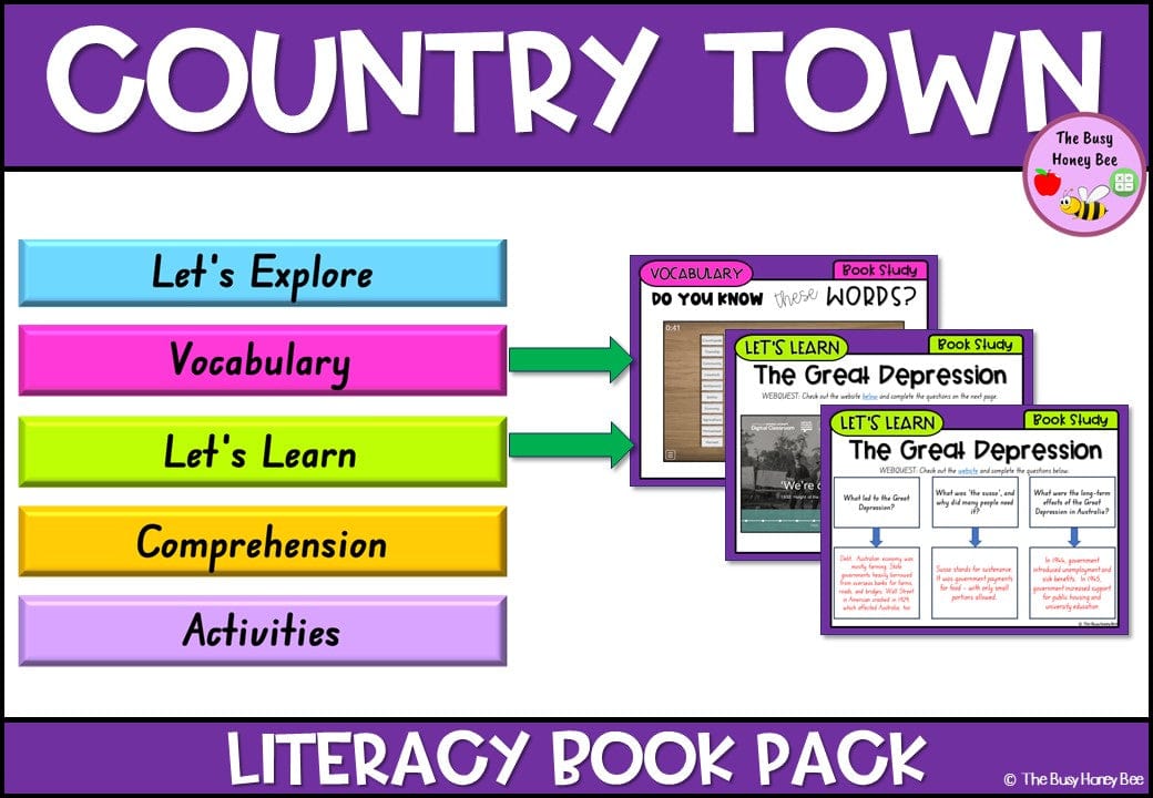 Country Town - CBCA 2024 - Literacy Book Pack - Activity Pack