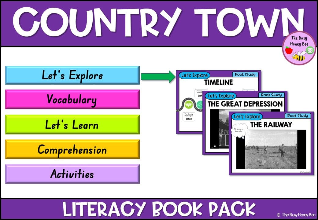 Country Town - CBCA 2024 - Literacy Book Pack - Activity Pack