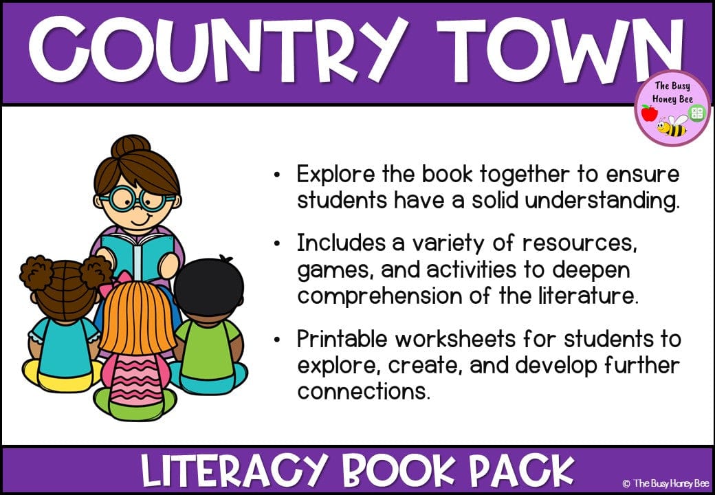 Country Town - CBCA 2024 - Literacy Book Pack - Activity Pack