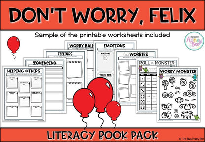 Don’t Worry, Felix by Yohann Devezy and Katharine Alice - CBCA 2025 - Literacy Book Pack - Activity Pack