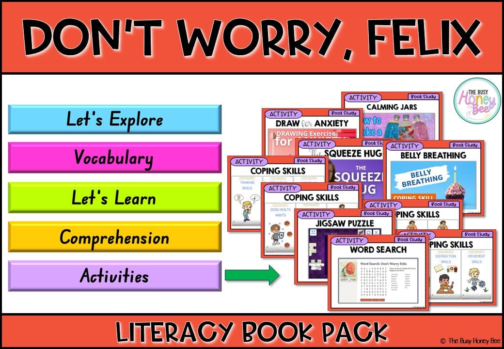 Don’t Worry, Felix by Yohann Devezy and Katharine Alice - CBCA 2025 - Literacy Book Pack - Activity Pack