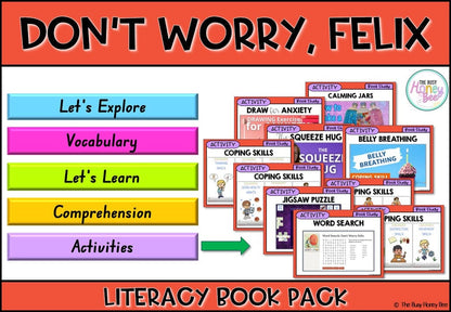 Don’t Worry, Felix by Yohann Devezy and Katharine Alice - CBCA 2025 - Literacy Book Pack - Activity Pack