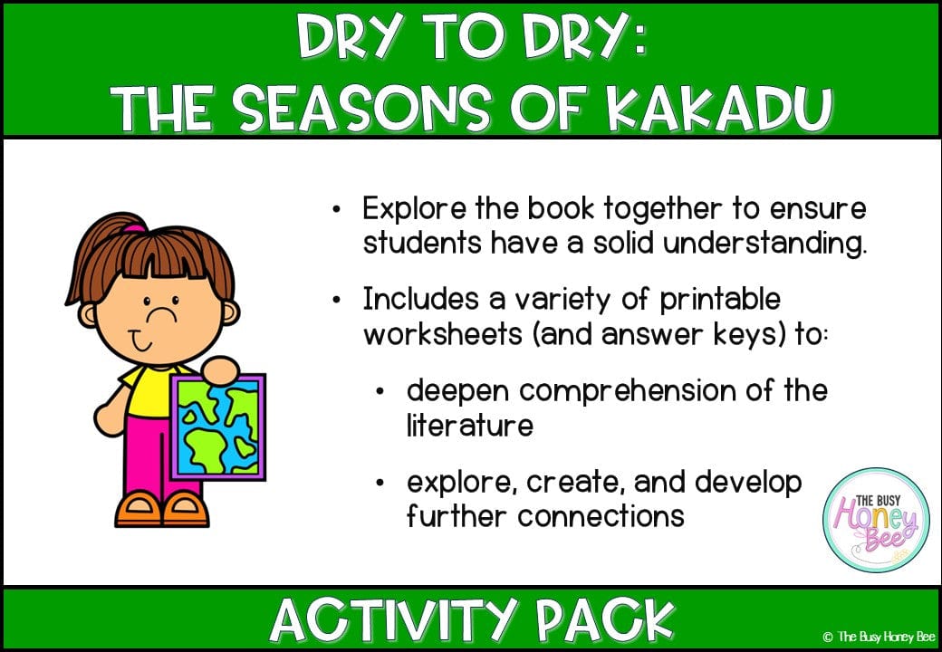 Dry to Dry: The Seasons of Kakadu Activity Pack - Activity Pack