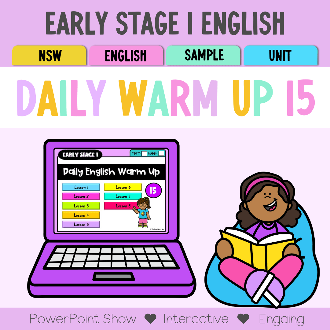 Early Stage 1 English Daily Warm Up Unit 15 - Warm Ups | Revision