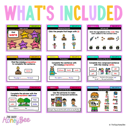 Early Stage 1 English Daily Warm Up Unit 11 - Warm Ups | Revision