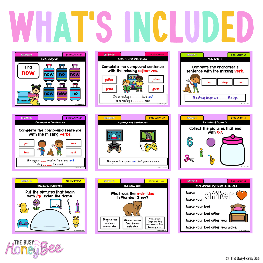 Early Stage 1 Australian | NSW English Daily Review | Warm-Up Unit 13 - Warm Ups | Revision