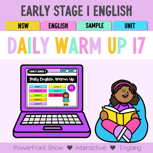 Early Stage 1 Australian | NSW English Daily Review | Warm-Up Unit 17 - Warm Ups | Revision