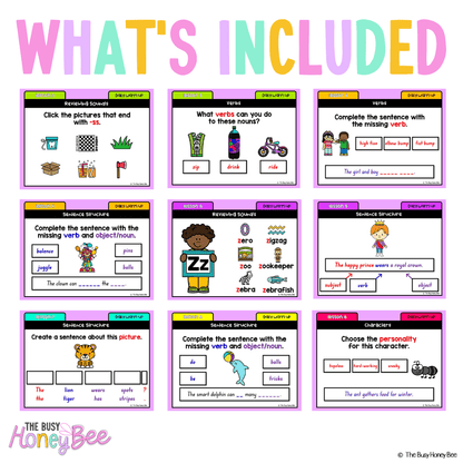 Early Stage 1 English Daily Warm Up Unit 8 - Warm Ups | Revision
