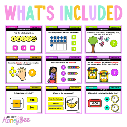 Early Stage 1 Australian | NSW Math Daily Review | Warm-Up Term 2 Mega Bundle - Warm Up | Revision