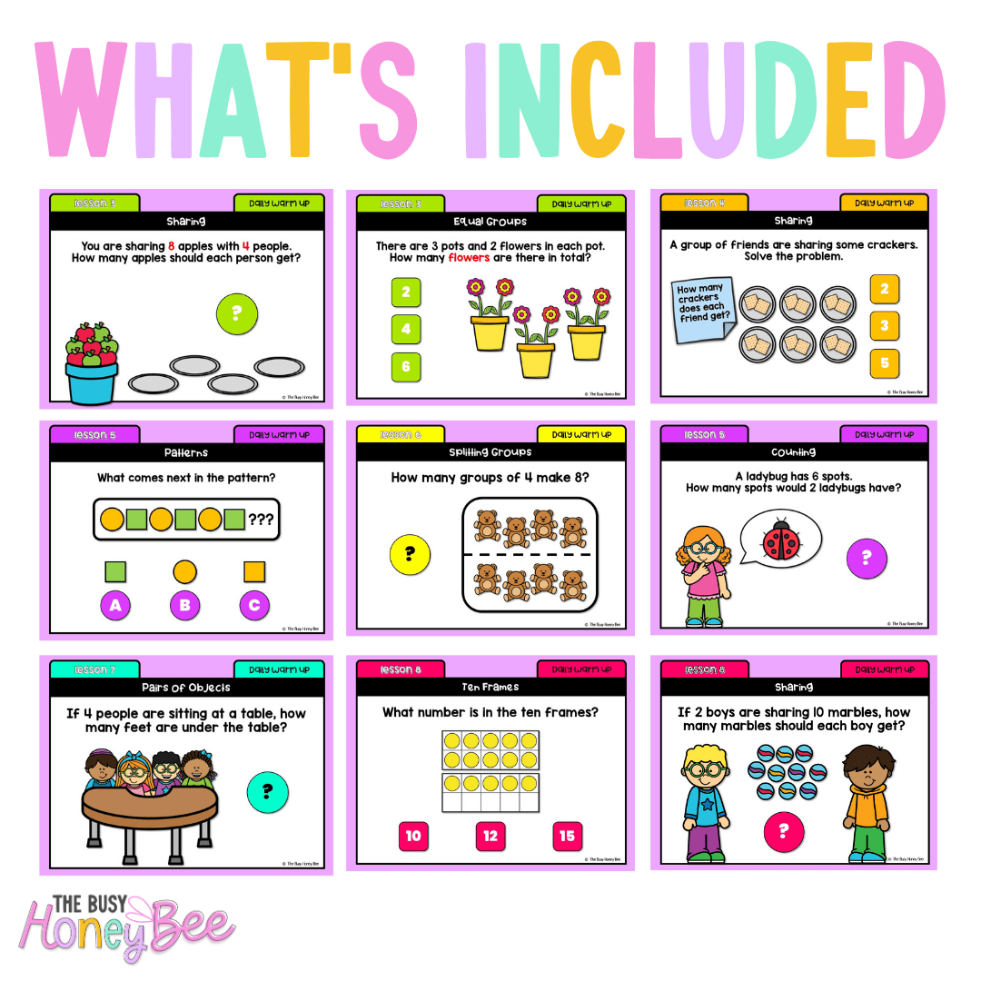 Early Stage 1 Australian | NSW Math Daily Review | Warm-Up Unit 13 - Warm Up | Revision