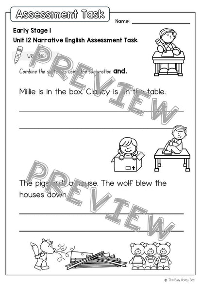 Early Stage 1 English Assessment Unit 12 Narrative - Assessment