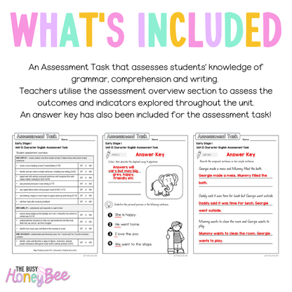 Early Stage 1 English Assessment Unit 13 Character - Assessment