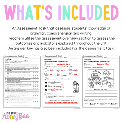 Early Stage 1 English Assessment Unit 16 Context - Assessment