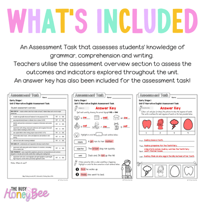 Early Stage 1 English Assessment Unit 17 Narrative - Assessment
