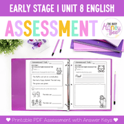 Early Stage 1 English Assessment Unit 8 Character - Assessment