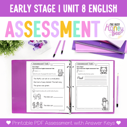 Early Stage 1 English Assessment Unit 8 Character - Assessment