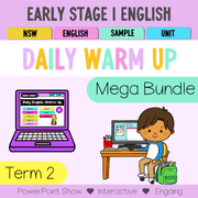 Early Stage 1 English Daily Warm Up Term 2 Mega Bundle - Warm Ups | Revision