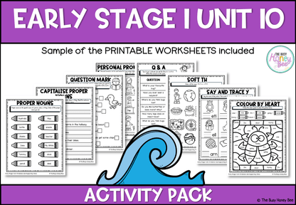 Early Stage 1 English Unit 10 Activity Pack - Activity Pack