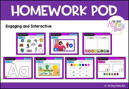 Early Stage 1 Homework/Learning Pod 1 - Homework | Casual Teaching