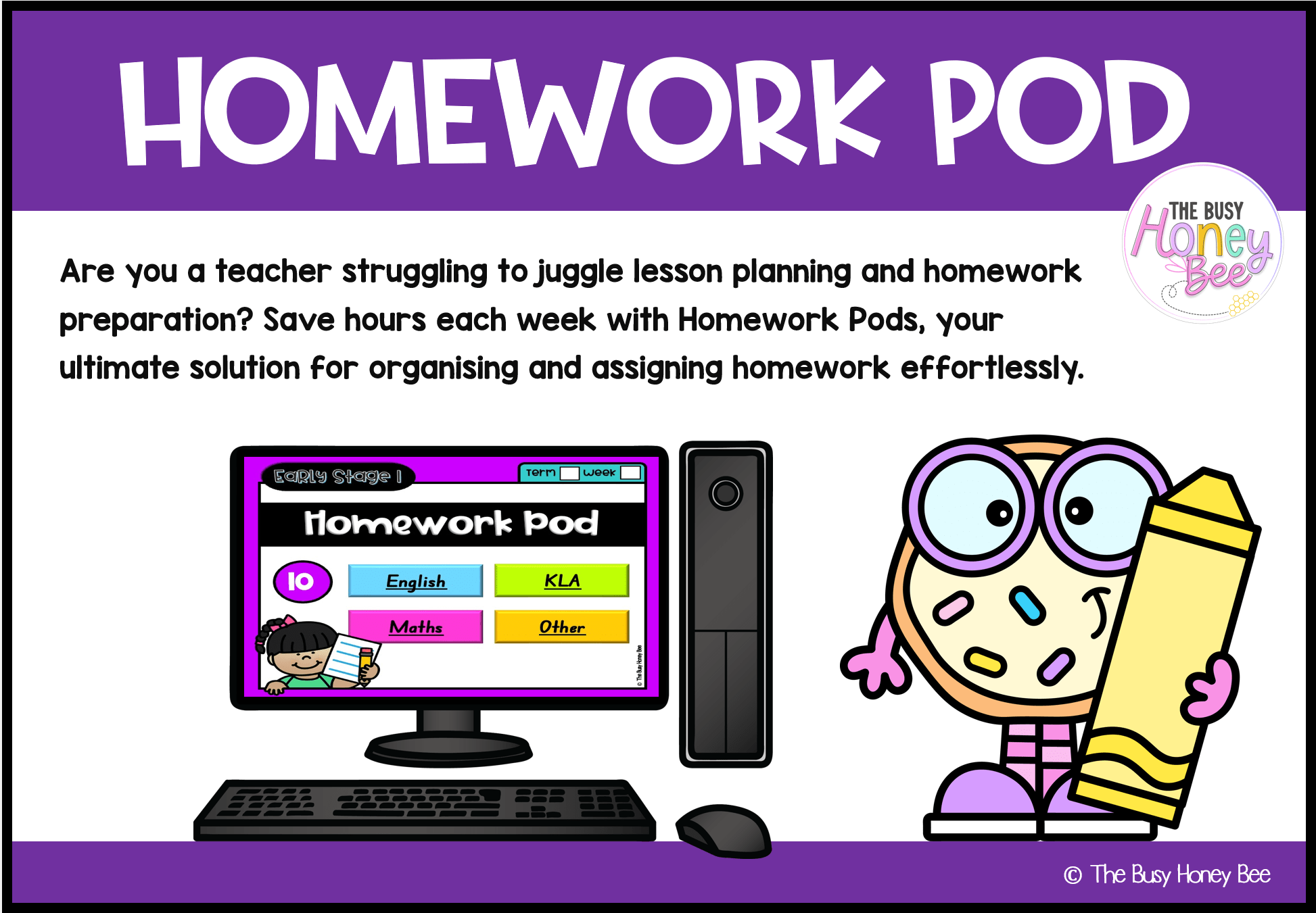 Early Stage 1 Homework/Learning Pod 10 - Homework | Casual Teaching