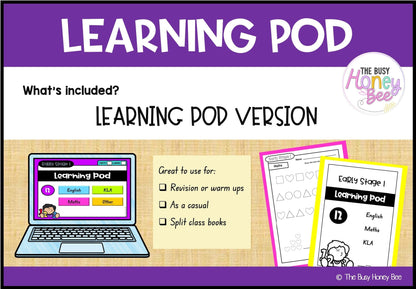Early Stage 1 Homework/Learning Pod 12 - Homework | Casual Teaching