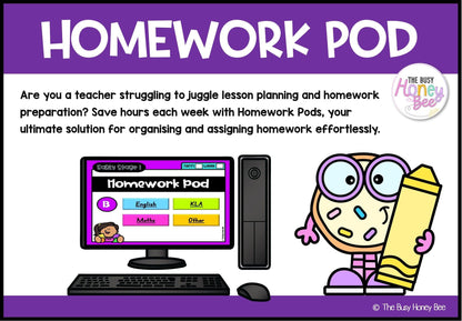 Early Stage 1 Homework/Learning Pod 13 - Homework | Casual Teaching