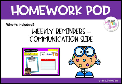 Early Stage 1 Homework/Learning Pod 16 - Homework | Casual Teaching