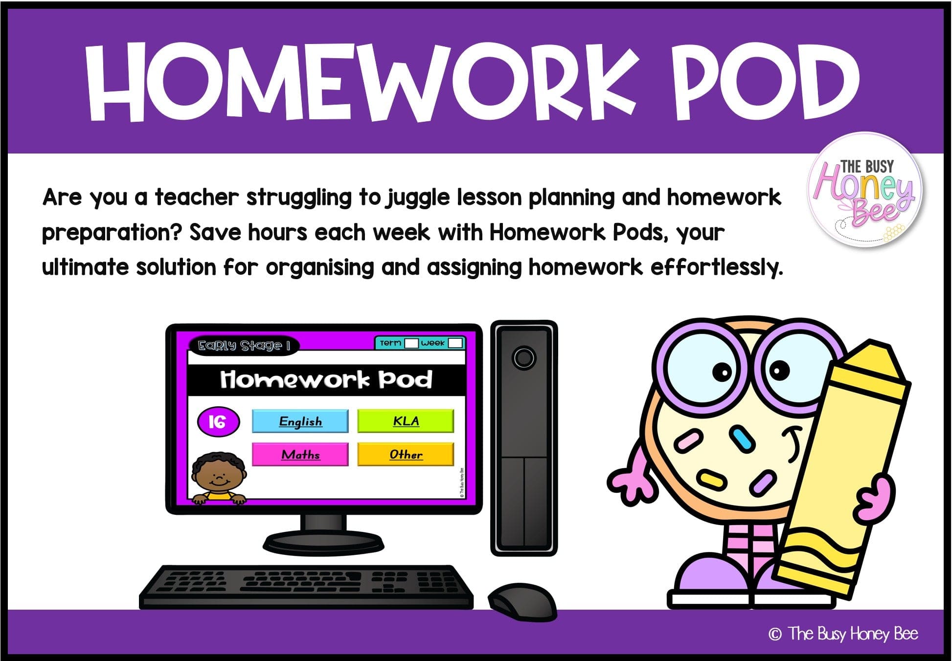 Early Stage 1 Homework/Learning Pod 16 - Homework | Casual Teaching