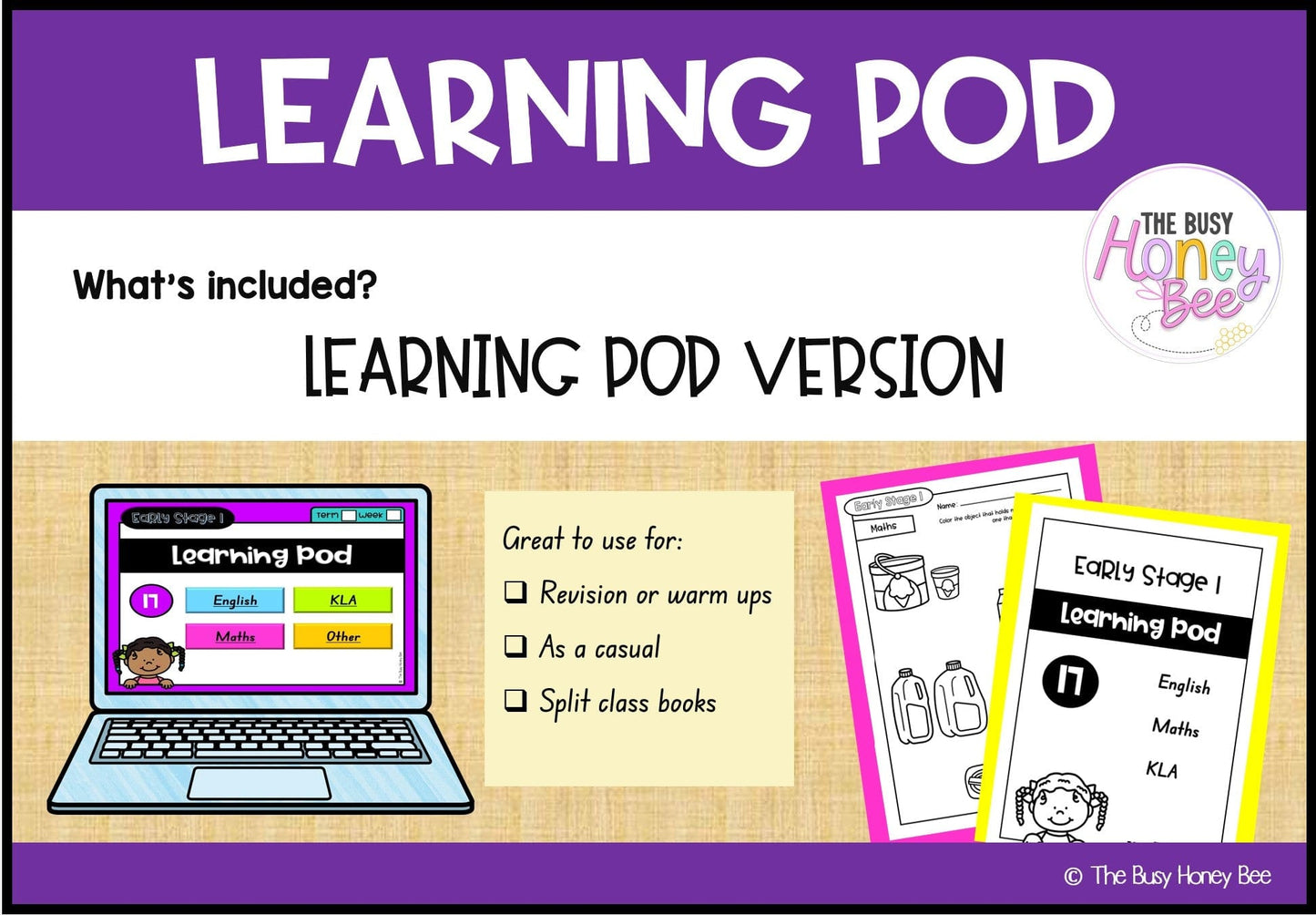 Early Stage 1 Homework/Learning Pod 17 - Homework | Casual Teaching