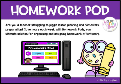 Early Stage 1 Homework/Learning Pod 17 - Homework | Casual Teaching