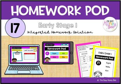 Early Stage 1 Homework/Learning Pod 17 - Homework | Casual Teaching