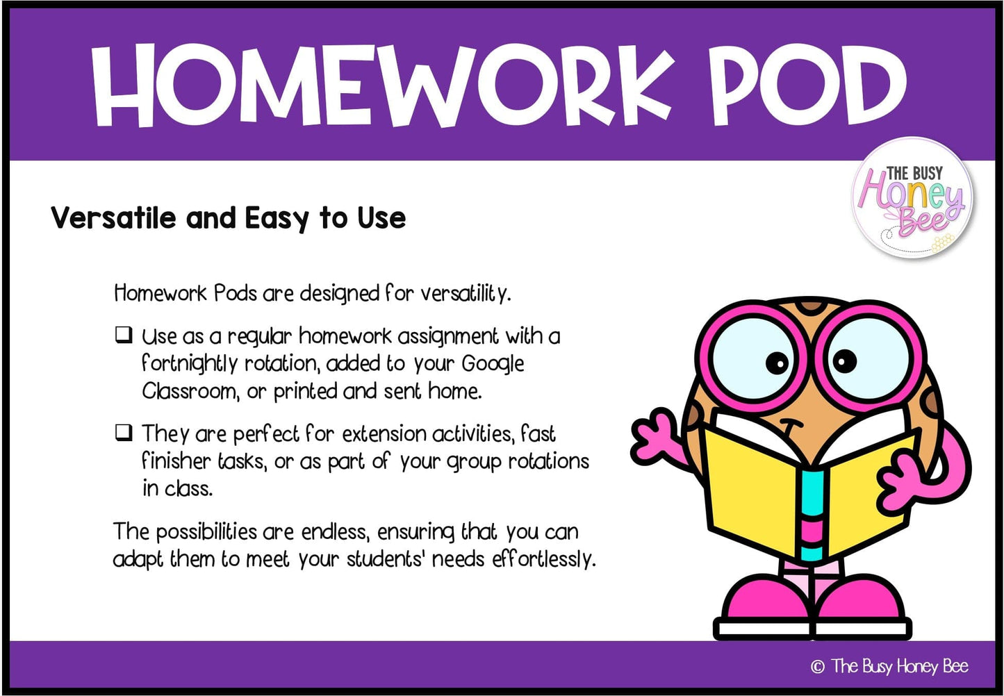 Early Stage 1 Homework/Learning Pod 19 - Homework | Casual Teaching