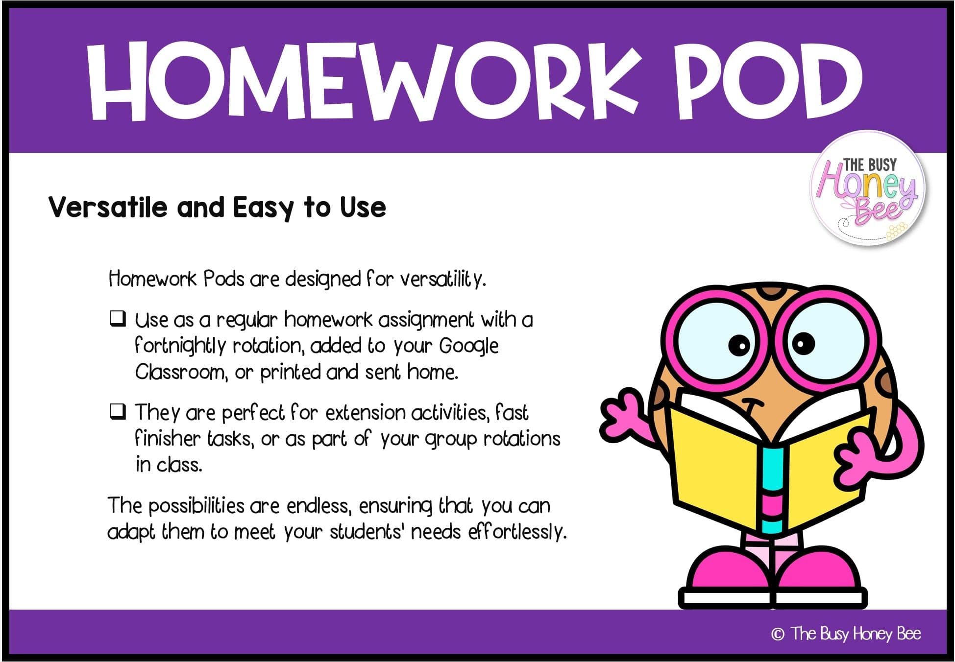 Early Stage 1 Homework/Learning Pod 19 - Homework | Casual Teaching