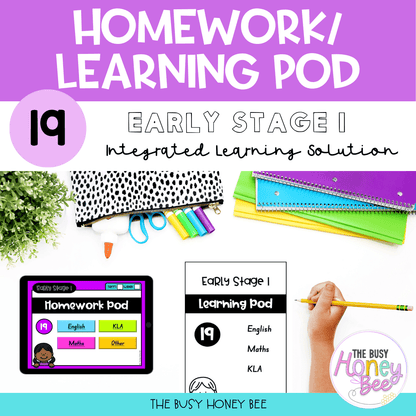 Early Stage 1 Homework/Learning Pod 19 - Homework | Casual Teaching