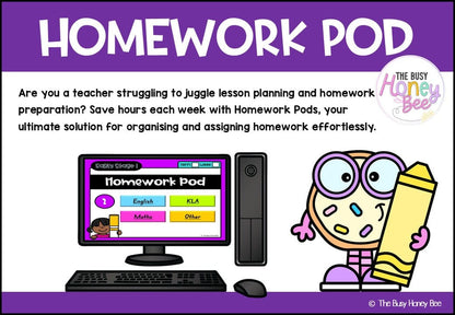 Early Stage 1 Homework/Learning Pod 2 - Homework | Casual Teaching