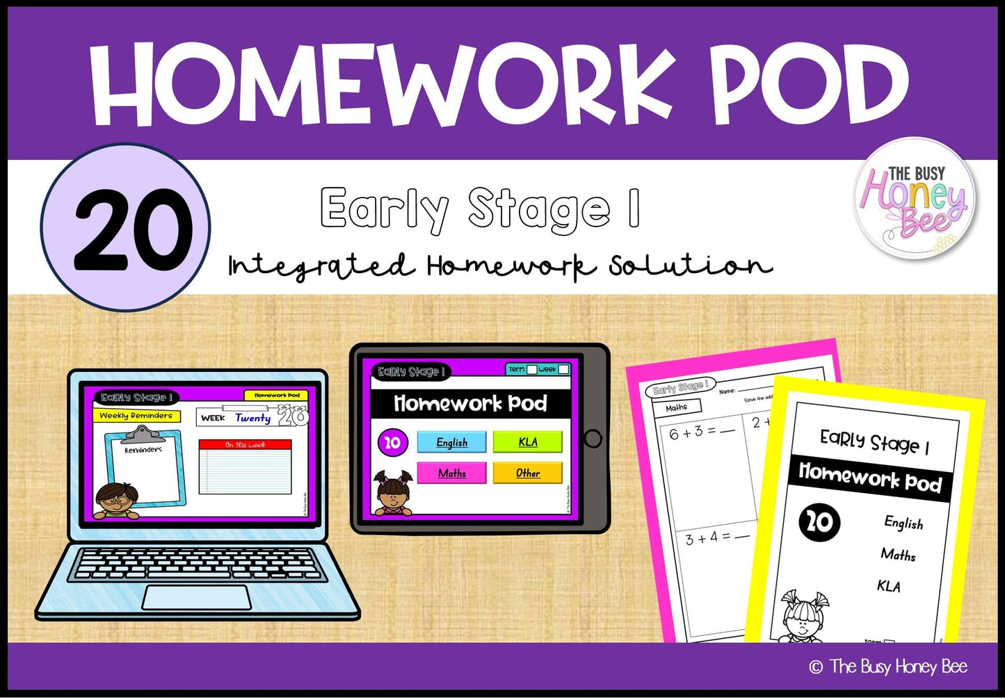 Early Stage 1 Homework/Learning Pod 20 - Homework | Casual Teaching
