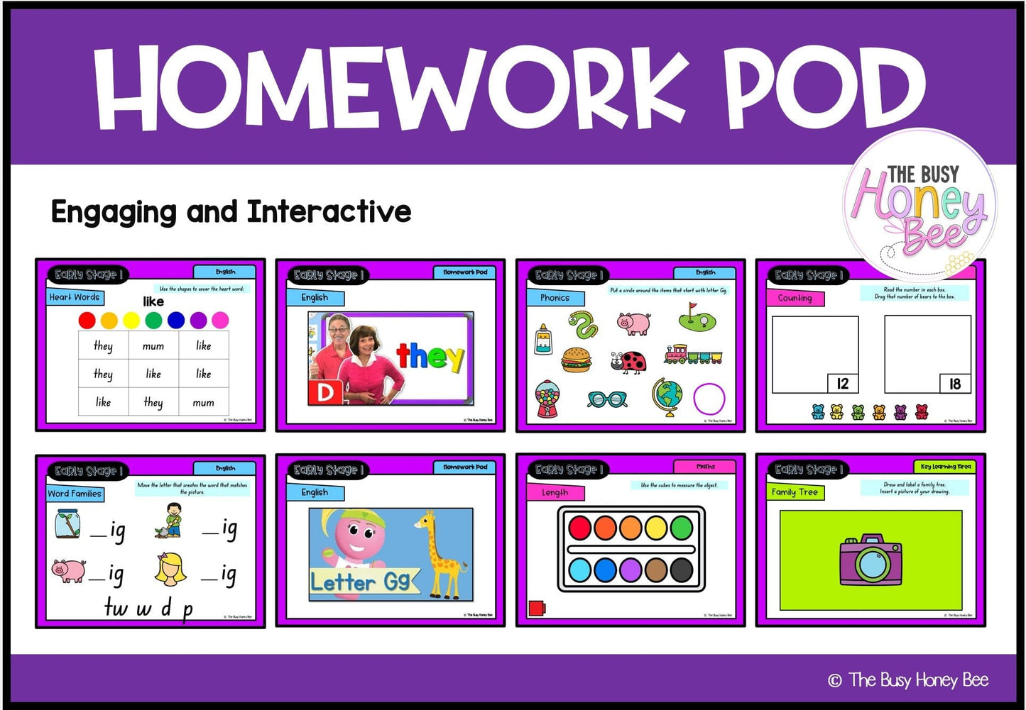 Early Stage 1 Homework/Learning Pod 3 - Homework | Casual Teaching