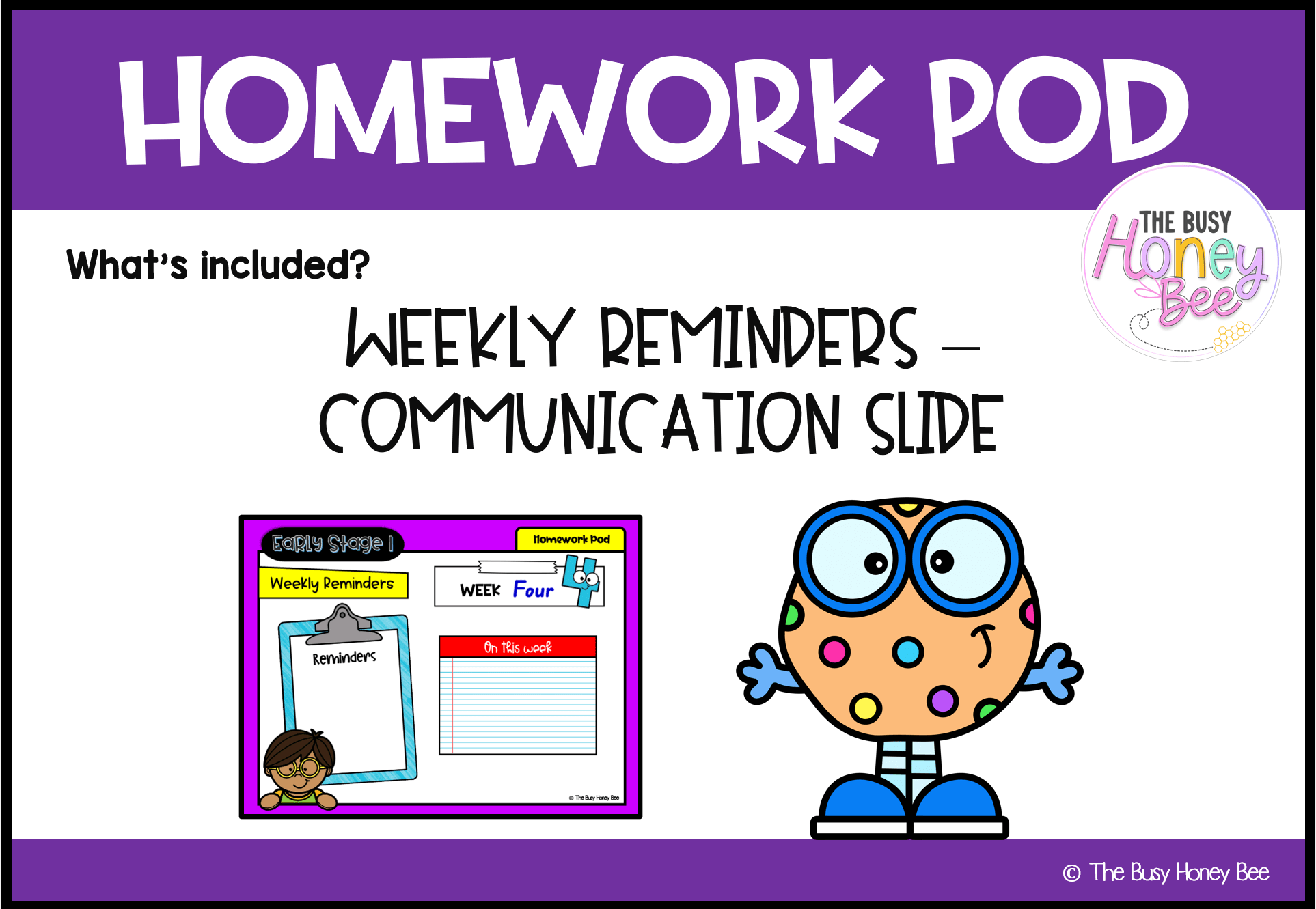 Early Stage 1 Homework/Learning Pod 4 - Homework | Casual Teaching