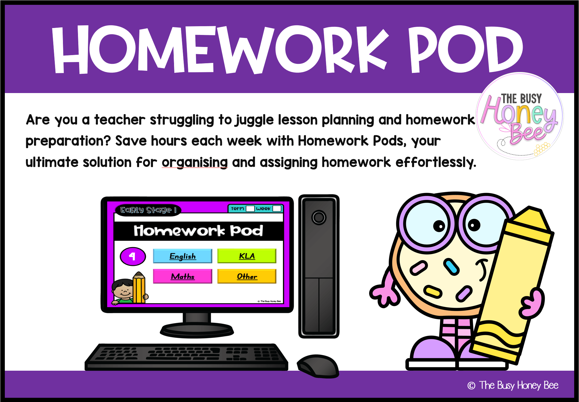 Early Stage 1 Homework/Learning Pod 4 - Homework | Casual Teaching