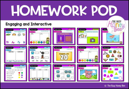 Early Stage 1 Homework/Learning Pod 5 - Homework | Casual Teaching