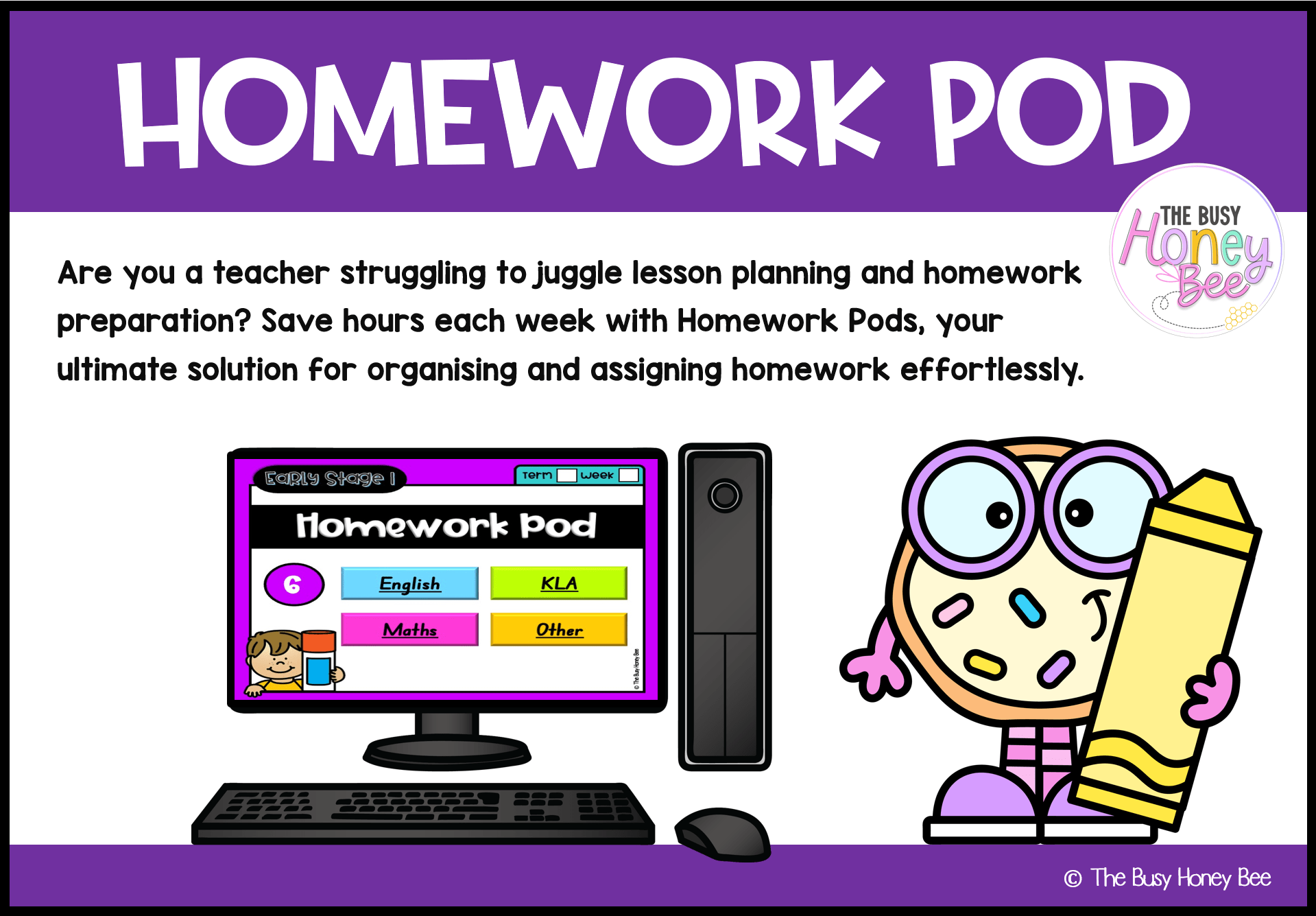 Early Stage 1 Homework/Learning Pod 6 - Homework | Casual Teaching