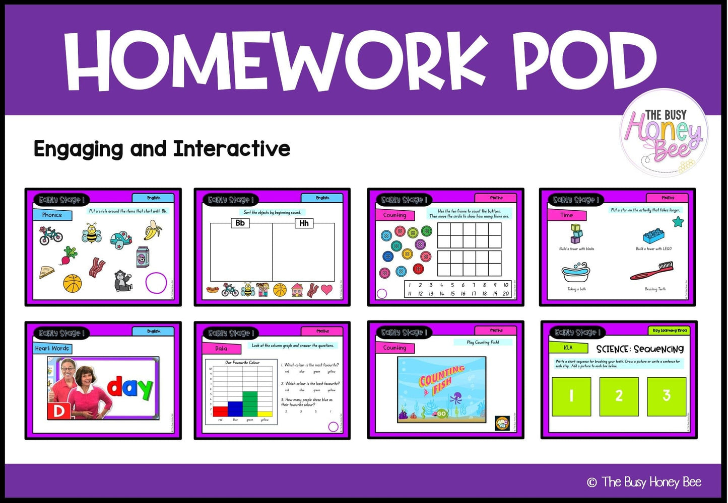 Early Stage 1 Homework/Learning Pod 7 - Homework | Casual Teaching