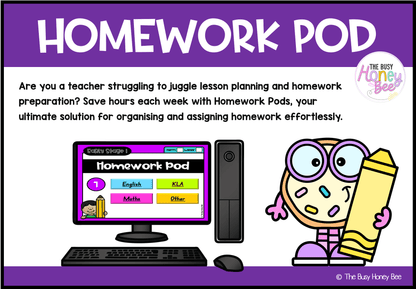 Early Stage 1 Homework/Learning Pod 7 - Homework | Casual Teaching