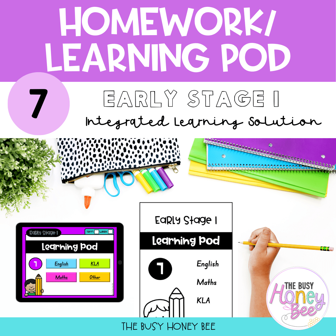 Early Stage 1 Homework/Learning Pod 7 - Homework | Casual Teaching