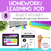 Early Stage 1 Homework/Learning Pod 8 - Homework | Casual Teaching