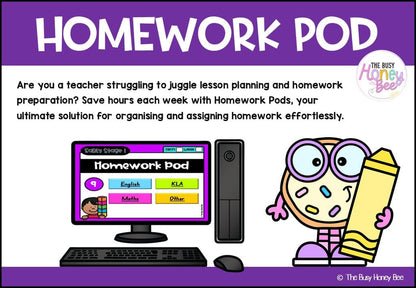 Early Stage 1 Homework/Learning Pod 9 - Homework | Casual Teaching