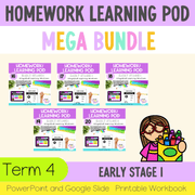 Early Stage 1 Homework/Learning Pods Term 4 Mega Bundle - Homework | Casual Teaching