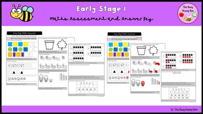 Early Stage 1 Maths Assessment 12 - Assessment