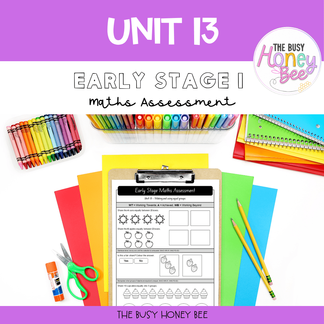 Early Stage 1 Maths Assessment 13 - Assessment